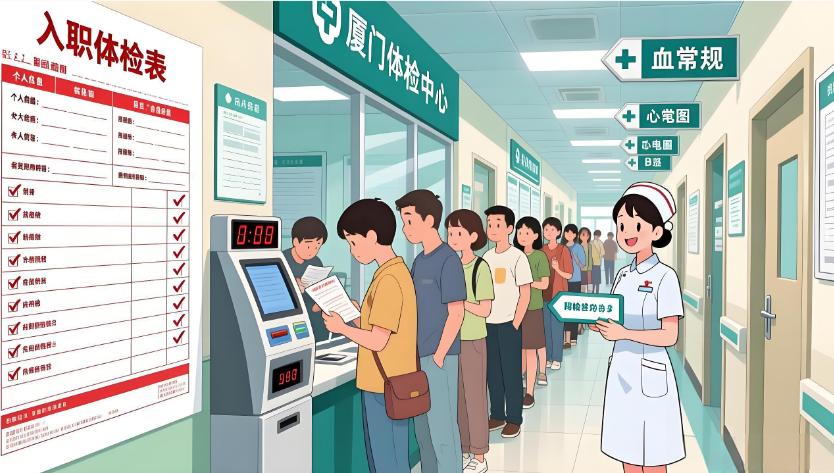 恭喜入职！厦门入职体检全攻略来啦！必看！